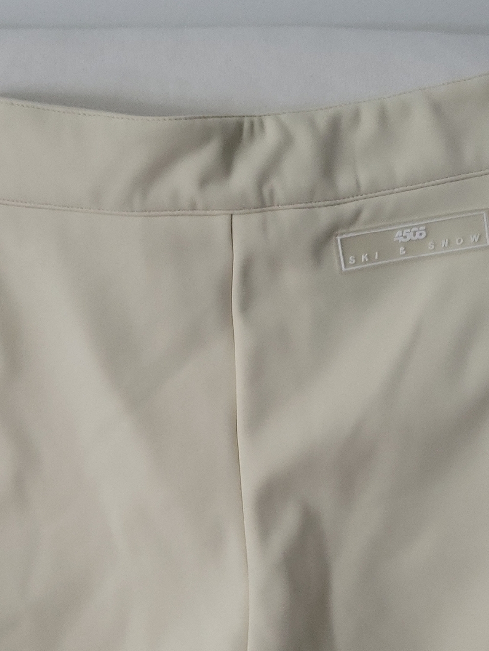 ASOS 4505 Ski & Snow Ivory Women's Snow Pants US 4 Lined Stirrups Cream Color - Picture 12 of 13